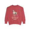 american-bulldog-sweatshirt-mom-crimson American Bulldog Mom Sweatshirt, Crimson, front view