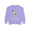 American Bulldog Sweatshirt, Violet, front view