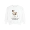 American Bulldog Sweatshirt, White, front view