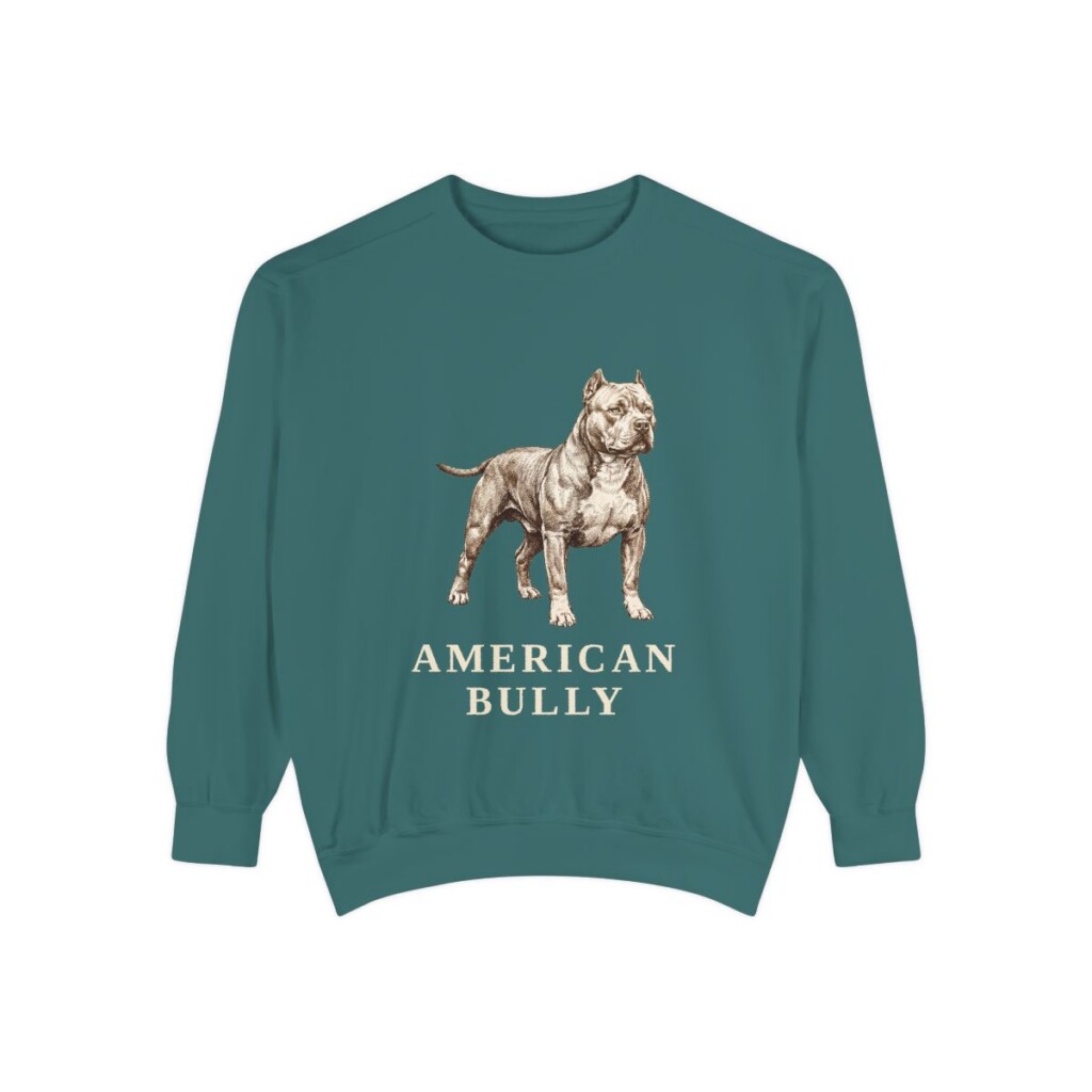American Bully Sweatshirt, Blue Spruce, front view
