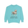 American Bully Dad Sweatshirt, Chalky Mint, front view