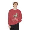 American Bully Dad Sweatshirt, Crimson, person 1 front