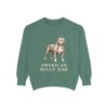 American Bully Dad Sweatshirt, Light Green, front view