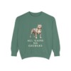 american-bully-sweatshirt-humor-light-green-1 American Bully Humor Sweatshirt, Light Green, front view