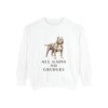 american-bully-sweatshirt-humor-white-1 American Bully Humor Sweatshirt, White, front view
