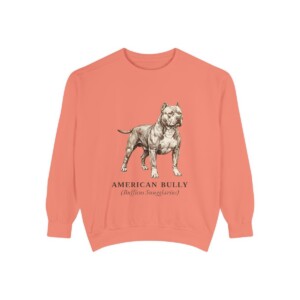 American Bully Latin Sweatshirt, Terracotta, front view