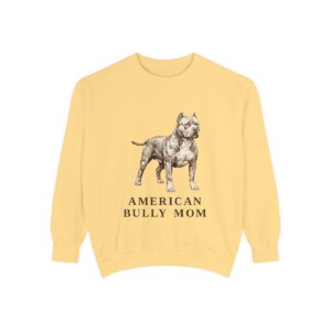 American Bully Mom Sweatshirt, Butter, front view