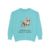 American Bully Mom Sweatshirt, Chalky Mint, front view
