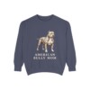 American Bully Mom Sweatshirt, Denim, front view