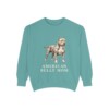 American Bully Mom Sweatshirt, Seafoam, front view