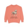 American Bully Mom Sweatshirt, Terracotta, front view