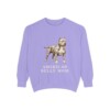 American Bully Mom Sweatshirt, Violet, front view