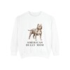 American Bully Mom Sweatshirt, White, front view