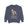 American Cocker Spaniel Dad Sweatshirt, Denim, front view