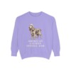 American Cocker Spaniel Dad Sweatshirt, Violet, front view