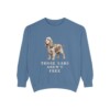 american-cocker-spaniel-sweatshirt-humor-blue-jean American Cocker Spaniel Humor Sweatshirt, Blue Jean, front view