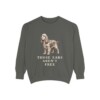 american-cocker-spaniel-sweatshirt-humor-pepper American Cocker Spaniel Humor Sweatshirt, Pepper, front view
