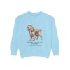 American Cocker Spaniel Latin Sweatshirt, Chambray, front view