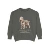 American Cocker Spaniel Latin Sweatshirt, Pepper, front view