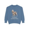 American Cocker Spaniel Mom Sweatshirt, Blue Jean, front view