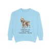 American Cocker Spaniel Mom Sweatshirt, Chambray, front view