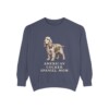 American Cocker Spaniel Mom Sweatshirt, Denim, front view