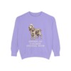 American Cocker Spaniel Mom Sweatshirt, Violet, front view