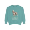 American Cocker Spaniel Sweatshirt, Seafoam, front view