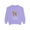 American Cocker Spaniel Sweatshirt, Violet, front view