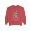 American English Coonhound Sweatshirt, Crimson, front view