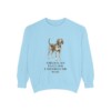 American English Coonhound Dad Sweatshirt, Chambray, front view