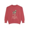 American English Coonhound Dad Sweatshirt, Crimson, front view
