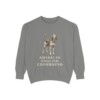 American English Coonhound Sweatshirt, Grey, front view