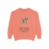 American English Coonhound Humor Sweatshirt, Terracotta, front view