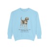 American English Coonhound Latin Sweatshirt, Chambray, front view