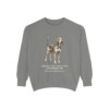 American English Coonhound Latin Sweatshirt, Grey, front view