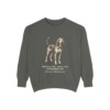 American English Coonhound Latin Sweatshirt, Pepper, front view