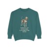 American English Coonhound Mom Sweatshirt, Blue Spruce, front view