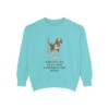 American English Coonhound Mom Sweatshirt, Chalky Mint, front view
