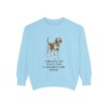American English Coonhound Mom Sweatshirt, Chambray, front view