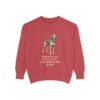 American English Coonhound Mom Sweatshirt, Crimson, front view