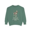 American English Coonhound Mom Sweatshirt, Light Green, front view