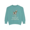 American English Coonhound Sweatshirt, Seafoam, front view