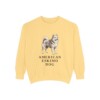 american-eskimo-dog-sweatshirt-butter American Eskimo Dog Sweatshirt, Butter, front view