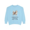 American Eskimo Dog Dad Sweatshirt, Chambray, front view