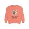 American Eskimo Dog Dad Sweatshirt, Terracotta, front view