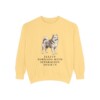 american-eskimo-dog-sweatshirt-humor-butter American Eskimo Dog Humor Sweatshirt, Butter, front view