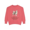 american-eskimo-dog-sweatshirt-humor-watermelon American Eskimo Dog Humor Sweatshirt, Watermelon, front view