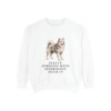 american-eskimo-dog-sweatshirt-humor-white American Eskimo Dog Humor Sweatshirt, White, front view