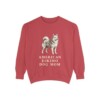 American Eskimo Dog Mom Sweatshirt, Crimson, front view
